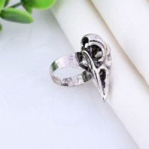  Anillos Rings Sapphire Jewelry Vintage Fashion Jewelry Squads Skull Tattoo Crow Steel Men's Rin International MK16715C -  