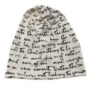 Шапка Fashion Brand Autumn And Winter Hats For Women Letters Design Ladies thin hat Skullies And Beanies M International HT001-bej - маленькая картинка