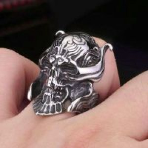  steel soldier stainless steel TV series Garo Skull Ring popular for Japan Hot sale Biker Man Jewelry International BR8-166 -  