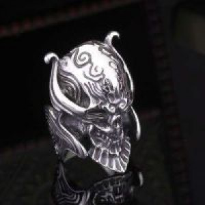  steel soldier stainless steel TV series Garo Skull Ring popular for Japan Hot sale Biker Man Jewelry International BR8-166 -  