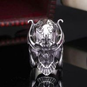  steel soldier stainless steel TV series Garo Skull Ring popular for Japan Hot sale Biker Man Jewelry International BR8-166 -  