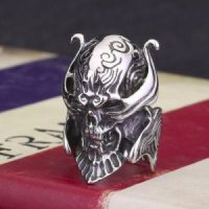  steel soldier stainless steel TV series Garo Skull Ring popular for Japan Hot sale Biker Man Jewelry International BR8-166 -  