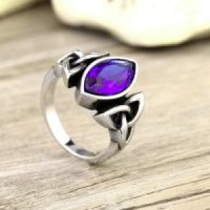  steel soldier film style men thor ring with blue stone fashion high quality 316l stainless steel jew International BR8-268_BL -  