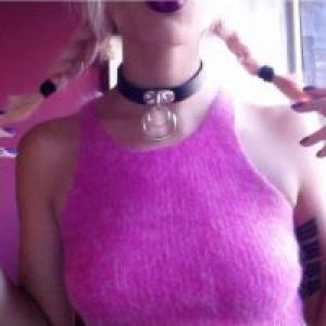  Unisex Women Men Classic Punk Rock Dark Harajuku Double O Circle Leather Collar Choker Necklace Stat International Harajuku_Choker -  