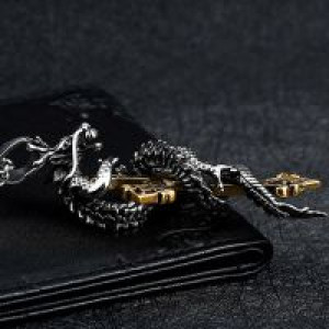  Stainless Steel Pendants For Men Vintage Dragon Necklace Pendant Gift Fashion Accessories Personalit International BP8-248 -  