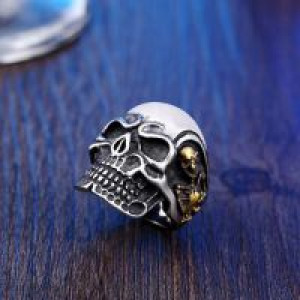     Tripple Skull Ring International SS8-068R -  