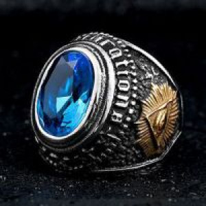     Blue Stone Ring International SS8-334R -  