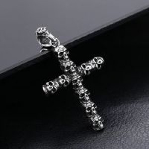  -    Punk Cross Skull Assemble Necklace International BP8-156 -  