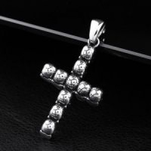  -    Punk Cross Skull Assemble Necklace International BP8-156 -  