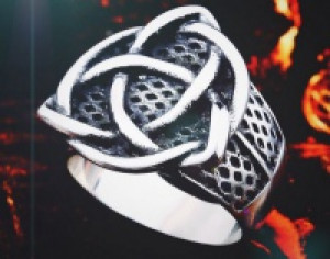   Valknut Signet Ring Scandinavn Odin Symbol International Valknut Signet Ring Scandinavn Odin Symbol -  