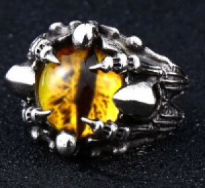     Claw Fake Eye Ring International SS8-203R-Y -  