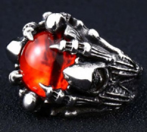     Claw Fake Eye Ring International SS8-203R-R -  