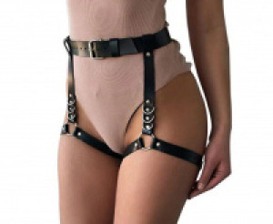  Waist Strap Fashion Faux Leather Waistband International WSFFLW-BLCK -  