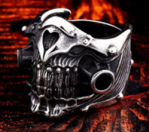    Skull 316L stainless steel ring International SS8-680R -  