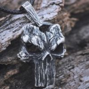    Stainless Steel Punisher Skull Pendant International EYHIMD-PSP -  