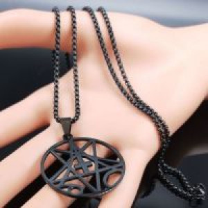   Inverted Cross Occult Pentagram International N19926-ICOP-BK -  