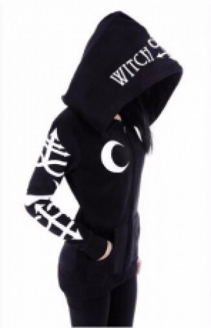  Gothic Punk Moon Letter Print Sweatshirt International GPMOONLS -  