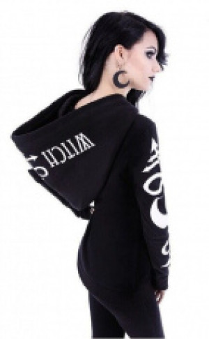  Gothic Punk Moon Letter Print Sweatshirt International GPMOONLS -  