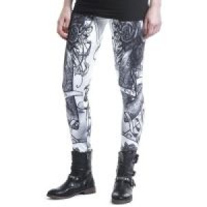  BELLA ROSE LEGGINGS LADIES GREY Alchemy A-BROSE-GY -  