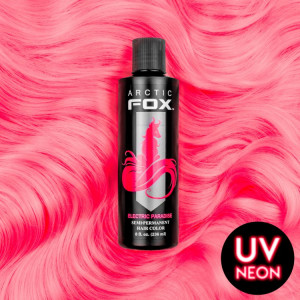 Ярко красная краска для волос Arctic Fox ELECTRIC PARADISE 236 ML (светится в ультрафиолете) - Изображение