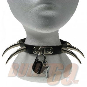  1 row large tusk with padlock - 