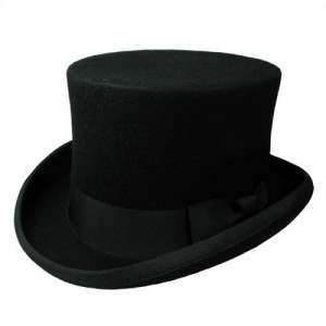  ENGLISH TOP HAT - BLACK - 