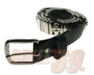  8 Bars and Skull Belt Bullet 69 B281 -  