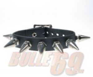 1 ROW HEXAGON SPIKE NICKEL PLATED Bullet 69 WB050 -  