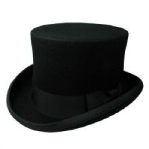  ENGLISH TOP HAT - BLACK Bullet 69 H0001 -  