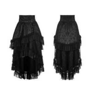  Lolita Double-layer High Waist Skirt Pyon Pyon WLQ-083BQF/BK -  