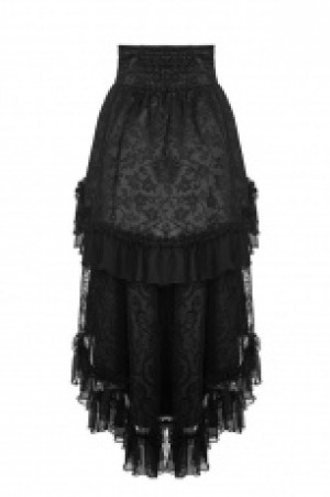  Lolita Double-layer High Waist Skirt Pyon Pyon WLQ-083BQF/BK -  