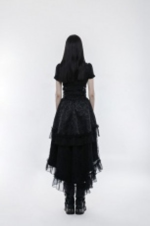  Lolita Double-layer High Waist Skirt Pyon Pyon WLQ-083BQF/BK -  