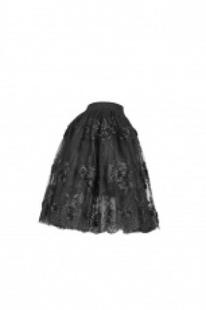  Gorgeous Lolita Half Skirt Pyon Pyon WLQ-088BQF/BK -  