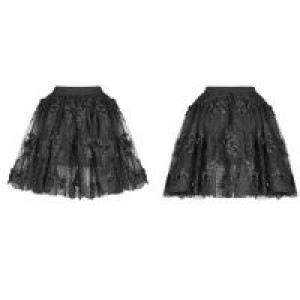  Gorgeous Lolita Half Skirt Pyon Pyon WLQ-088BQF/BK -  