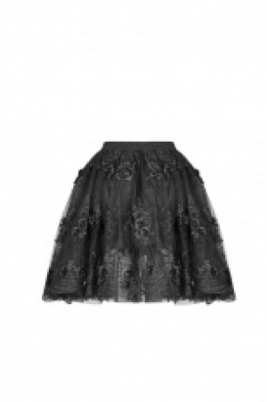  Gorgeous Lolita Half Skirt Pyon Pyon WLQ-088BQF/BK -  