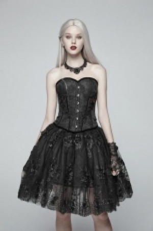  Gorgeous Lolita Half Skirt Pyon Pyon WLQ-088BQF/BK -  