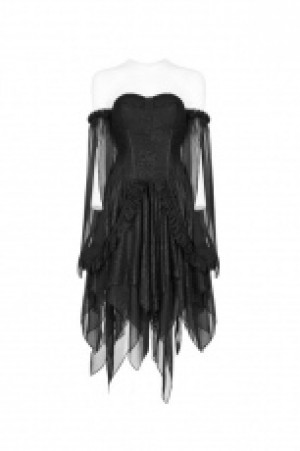  Lolita Black Elf Dress Pyon Pyon WLQ-089LQF/BK -  