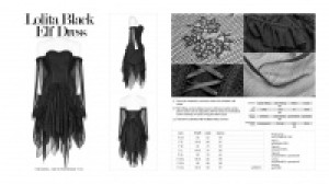  Lolita Black Elf Dress Pyon Pyon WLQ-089LQF/BK -  