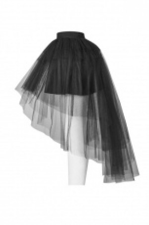  Lolita Irregular Net Skirt Pyon Pyon WLQ-090BQF/BK -  