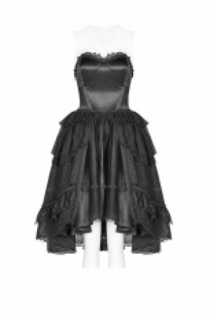  Lolita Irregular Dress Pyon Pyon WLQ-092LQF/BK -  