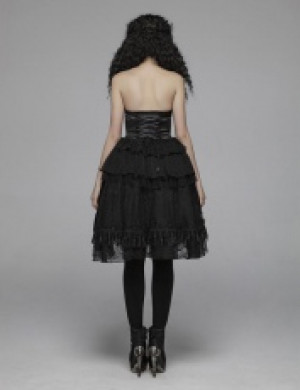  Lolita Irregular Dress Pyon Pyon WLQ-092LQF/BK -  