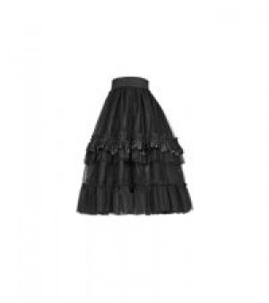  Lolita Short Half Skirt Pyon Pyon WLQ-093BQF/BK -  