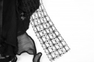    Lolita Feather Headdress Pyon Pyon WLS-050FSF/BK -  
