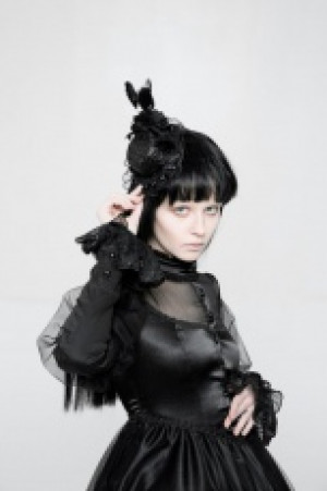    Lolita Lace Hat Pyon Pyon WLS-052MZF/BK -  