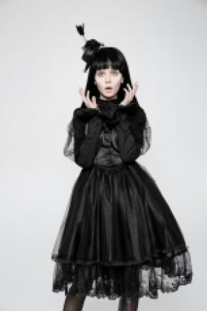    Lolita Lace Hat Pyon Pyon WLS-052MZF/BK -  