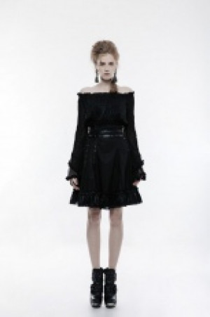  Lolita Horizontal Neck T-shirt -  4