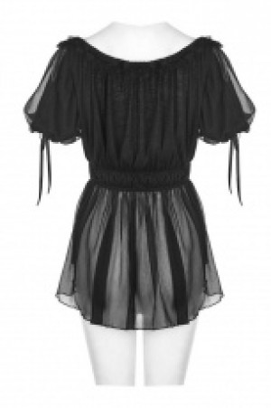  Lolita Thin Knitted T- shirt Pyon Pyon WLT-011TDF/BK -  