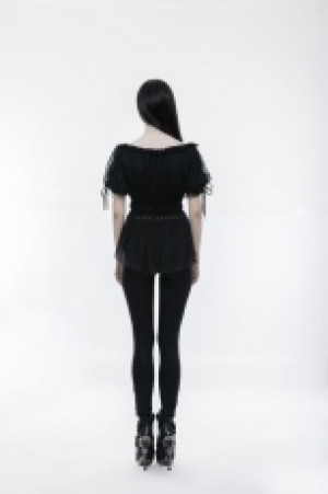  Lolita Thin Knitted T- shirt Pyon Pyon WLT-011TDF/BK -  