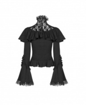  Lolita Lace Turtleneck T-shirt Pyon Pyon WLT-013TCF/BK -  
