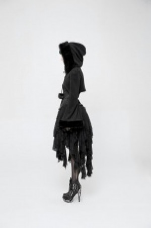  Lolita Imitation Rabbit Hair Short Coat Pyon Pyon WLY-079EDF/BK -  